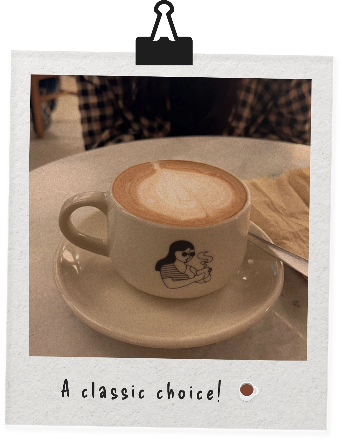 A classic choice! ☕ 