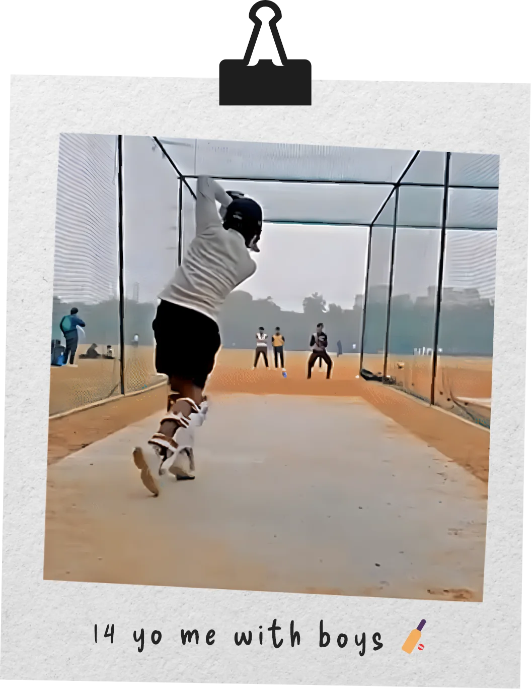 14 yo me with boys🏏